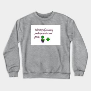 Subtracting self equation Crewneck Sweatshirt